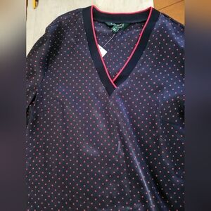 Ralph Lauren women's silky top size Medium